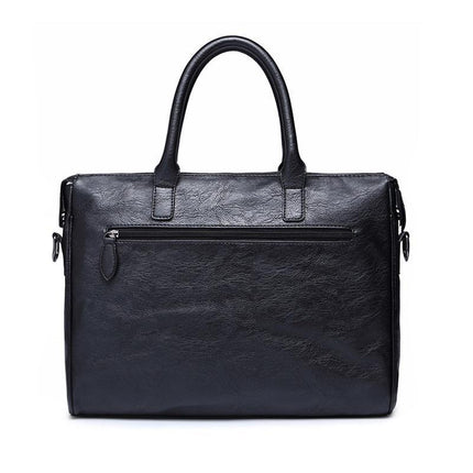Korean Style Black Travel Laptop Briefcase For Men