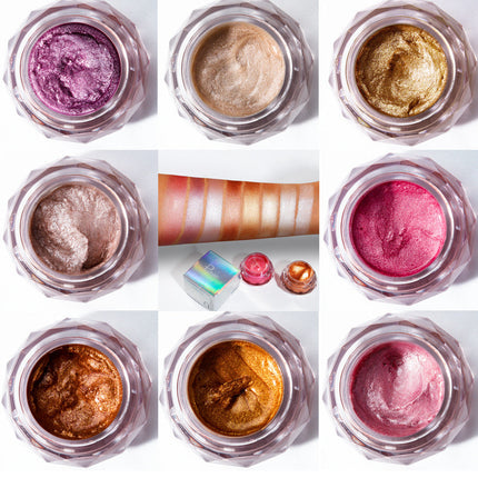 Face Highlighter Jelly Gel Mermaid Eyeshadow Glow Body Glitter