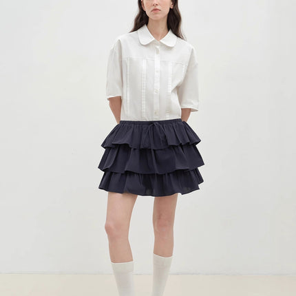 "Sea Salt & Sugar" cotton short-sleeved shirt