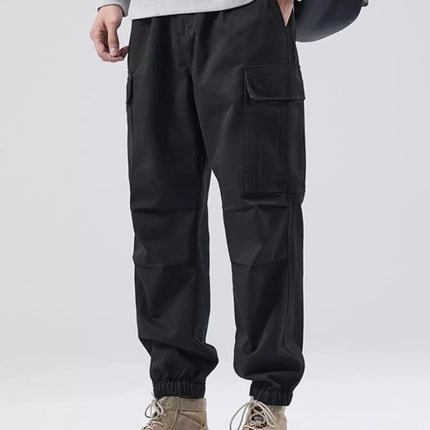 Men's Plus Size Relaxed Fit Cargo Joggers