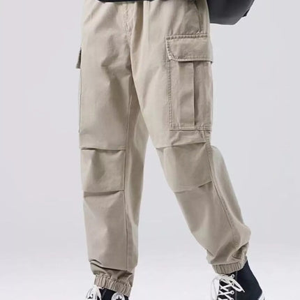 Men's Plus Size Relaxed Fit Cargo Joggers