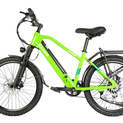 CYSUM Hoody electric mountain bike for teens - 24 inch tire, 250 watt,