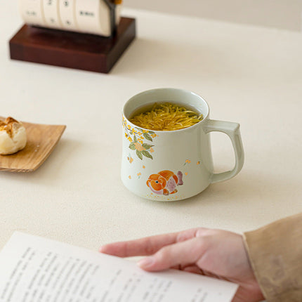 Goldfish Ceramic Mug Series — Gentle Moments, Flowing Warmth