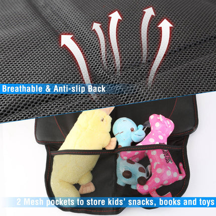 2 Packs Car Seat Protector Cushion Mat Pad With Thick Padding