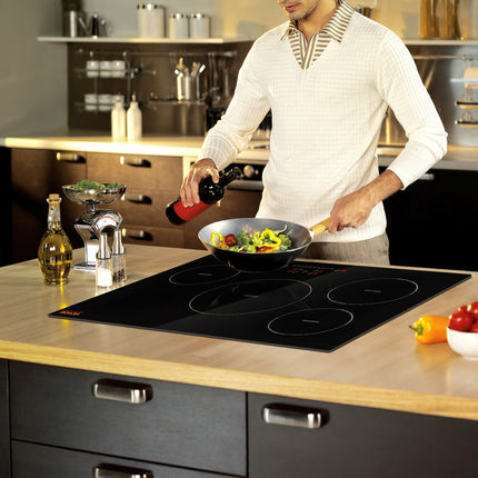 Electric Cooktop, 4 Burners, 30 Induction Stove Top, Built-in Magnetic