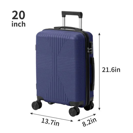 Non-TSA Customs Lock 4-in-1 PP Trolley Case, 16in, 20in, 24in, 28in