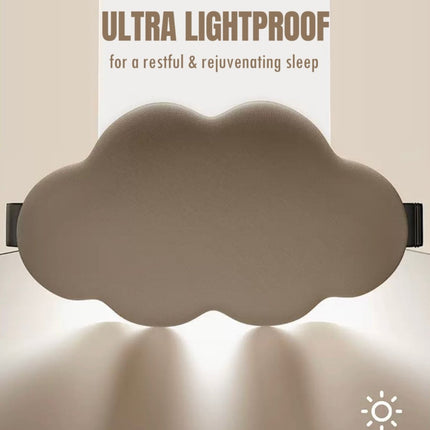 3D Contoured Puffy Cute Could Sleep Eye Mask - Ultra Lightproof and