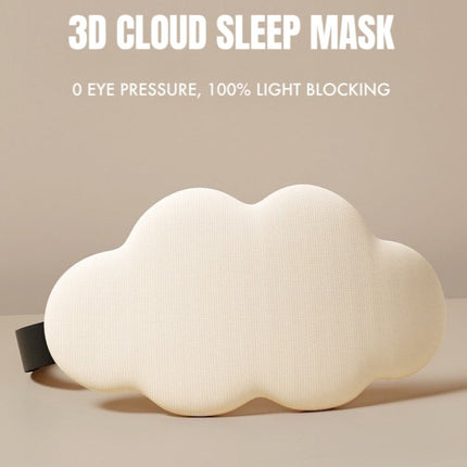 3D Contoured Puffy Cute Could Sleep Eye Mask - Ultra Lightproof and