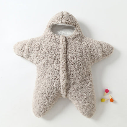 Comfortable Baby Starfish Lamb Velvet Sleeping Bag