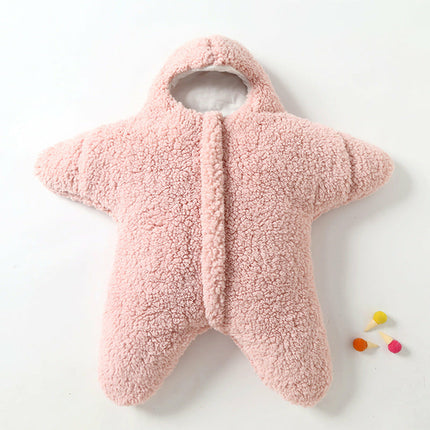 Comfortable Baby Starfish Lamb Velvet Sleeping Bag