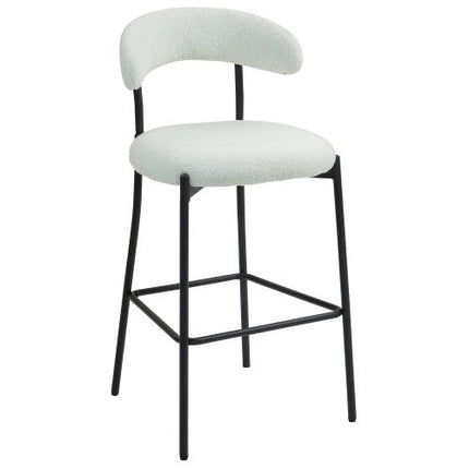26 Counter Height Bar Stools Teddy Fabric Cover Kitchen Island Counter