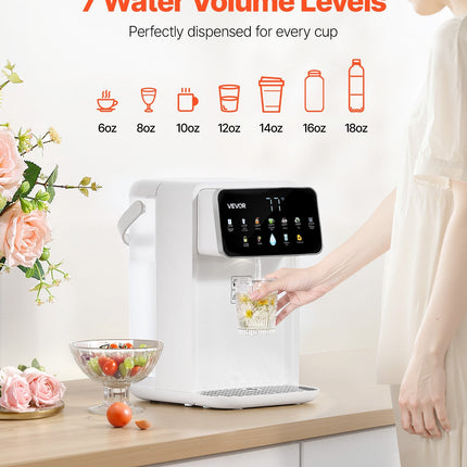 Countertop Instant Hot Water Dispenser With 7 Temps 7 Volumes 118oz