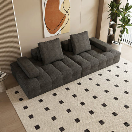 Sofa Couch For Living Room, Modern Loveseat Sofa With Extra Deep