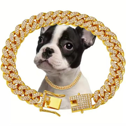 US LOCAL STOCK Hiphoppet Beautiful Hot Sale Luxury Alloy Dog Chain