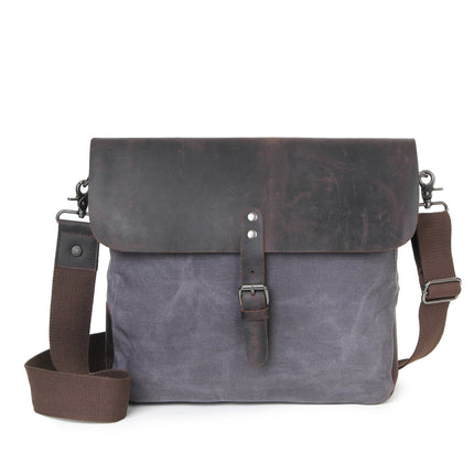 Casual Retro Wax Cloth Canvas Messenger Bag