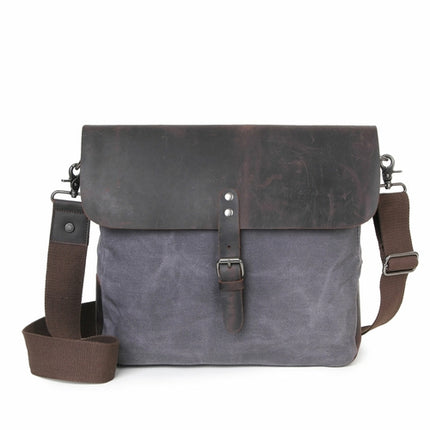 Casual Retro Wax Cloth Canvas Messenger Bag