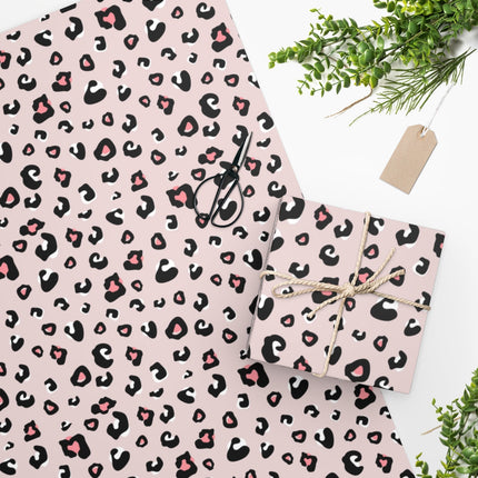 Pink Leopard Wrapping Paper
