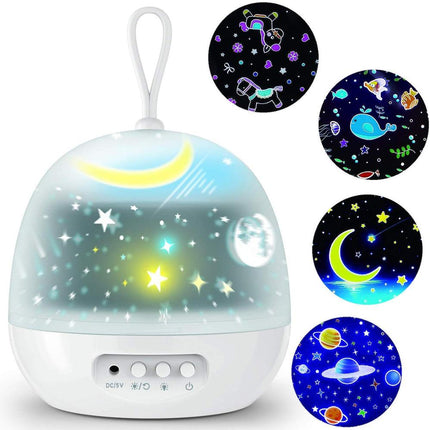 Night Light Projector  360° Rotating 8 Lighting Modes