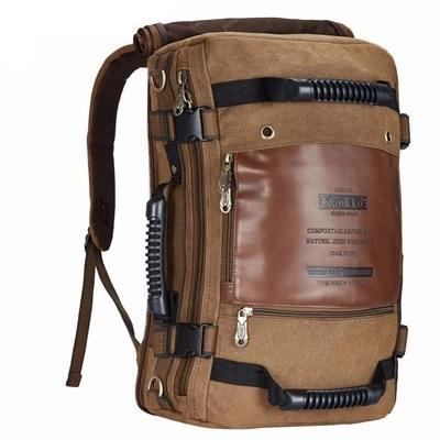 Large High Quality Canvas Travel Mountaineering Backpack