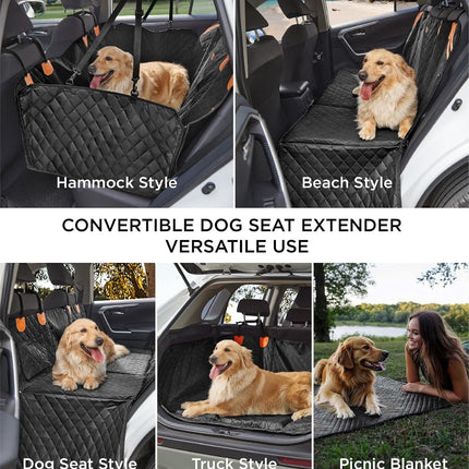 Made4Pets Pet Dog Car Back Seat Cover Back Seat Extension Pad Can Bear
