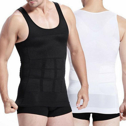 Men's Slimming Vest Body Shaper Corrective Posture Belly Compression