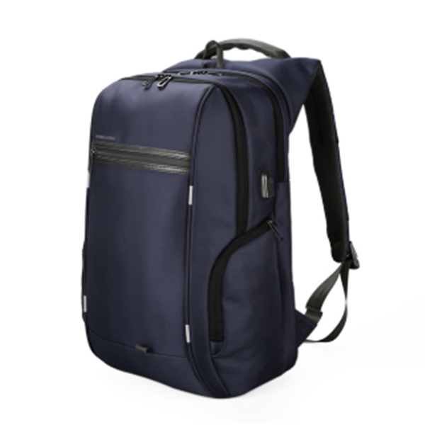 Pure Color Large Laptop Backpack With Usb Charging Port