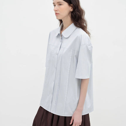 "Sea Salt & Sugar" cotton short-sleeved shirt