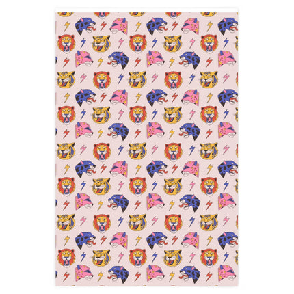 Pretty Roaring Animals Wrapping Paper