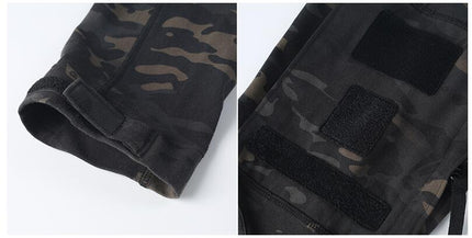 Tactical Shirt Long Sleeve Top Camo Airsoft Outdoor Sports Combat