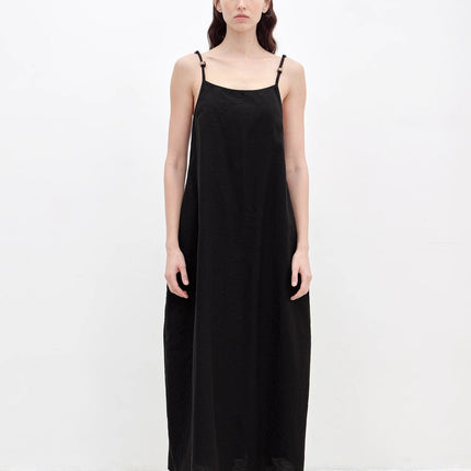 "Island Walk" Cotton Beaded Sling Dress