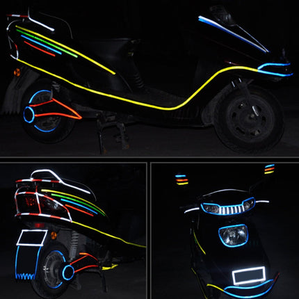 Car and motorcycle bicycle reflective stickers mountain bike luminous