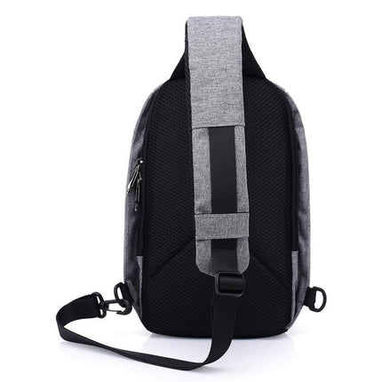 Small Anti-theft Chest Bag With USB Charging Port For Men