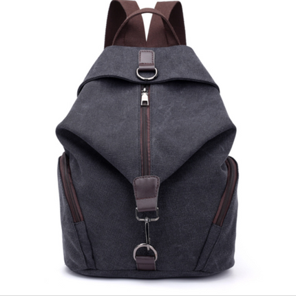 Canvas Fashion Retro Casual College Style Backpack
