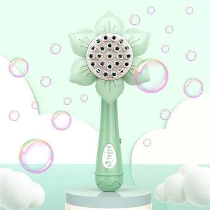 Portable Bubble Sunflower Shape Bubble Machine Toy