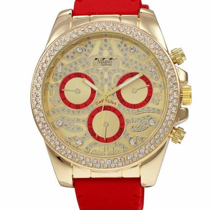 53MM Milano Expressions Iced Out Silicon Band