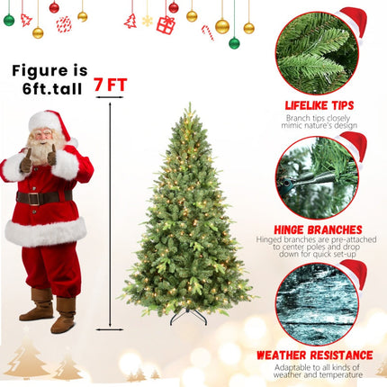 PE, PVC Christmas Tree, Green