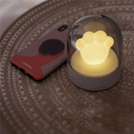 Exquisite Night Light Cat Paw Light USB Charging Music Box