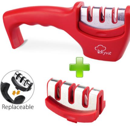 High Quality 3-stage Household Kitchen Fast Knife Sharpener
