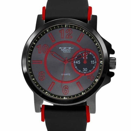 50MM Milano Expressions Silicon Band Watch - 4794