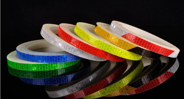 Car and motorcycle bicycle reflective stickers mountain bike luminous