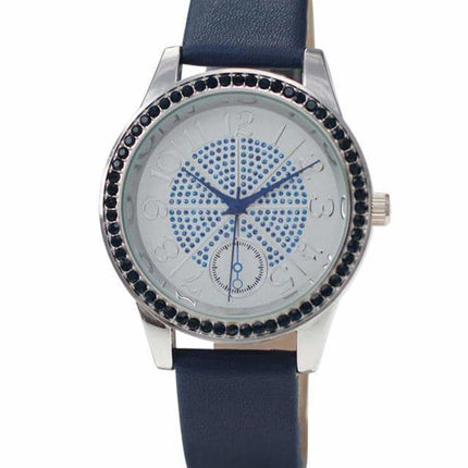 40MM Milano Expressions Vegan Leather Band Watch -