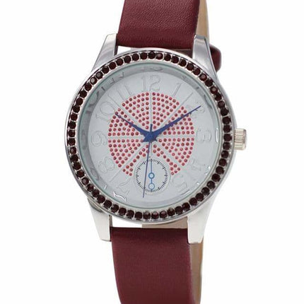 40MM Milano Expressions Vegan Leather Band Watch -