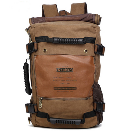 Large High Quality Canvas Travel Mountaineering Backpack
