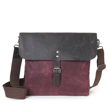 Casual Retro Wax Cloth Canvas Messenger Bag