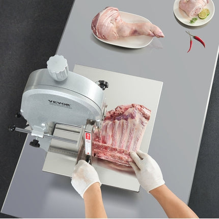 1800W Commercial Electric Meat Bandsaw Stainless Steel Bone Sawing