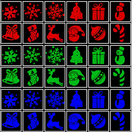 Christmas Pattern LED Laser Projector Colorful Projector