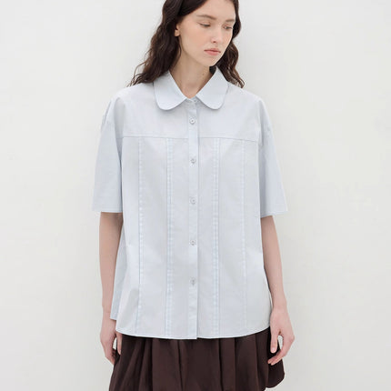 "Sea Salt & Sugar" cotton short-sleeved shirt