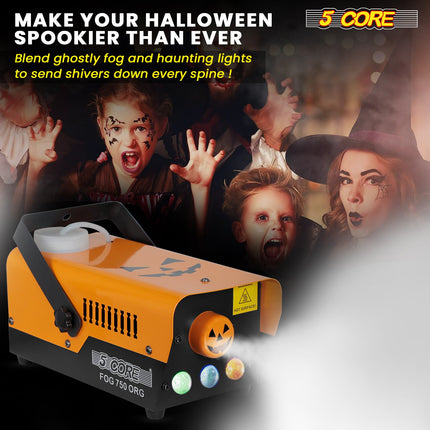 5 Core Fog Smoke Machine 750W Low Lying Indoor Outdoor 250ML Fog Maker