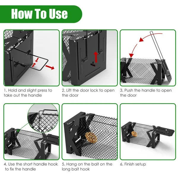 Humane Mouse Trap Cage, Non-Lethal No ElectricityGlueChemicals, Heavy