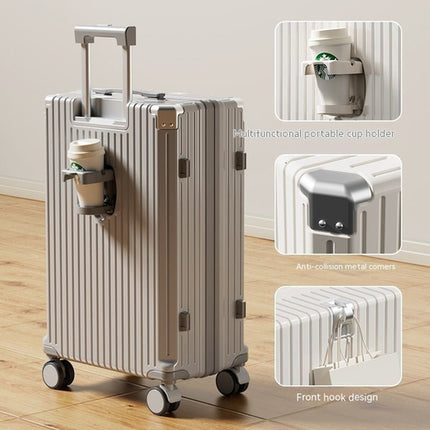 Luggage Women's Luggage Internet Men's Password Trolley Case Genuine